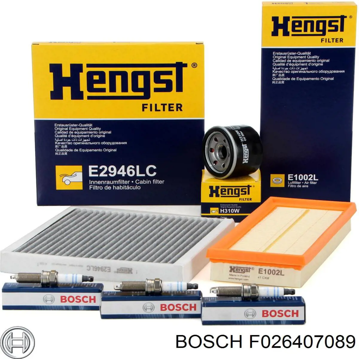 Масляний фільтр двигуна Bosch F026407089 ціна, від 5.97 USD