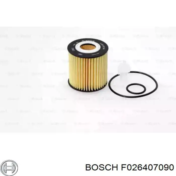 F026407090 Bosch фільтр масляний