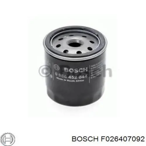 F026407092 Bosch Фільтр масла