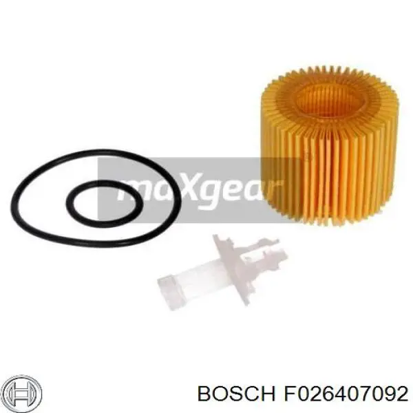 Масляний фільтр двигуна Bosch F026407092 ціна, від 5.56 USD