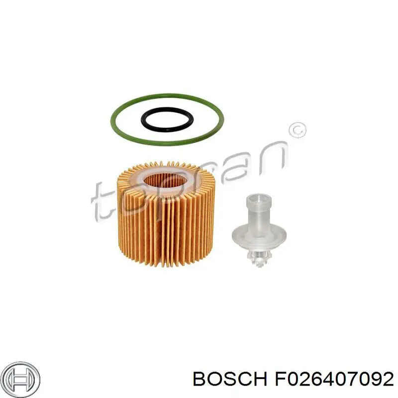 Купити F026407092 Bosch Фільтр очищення масла відцентровий