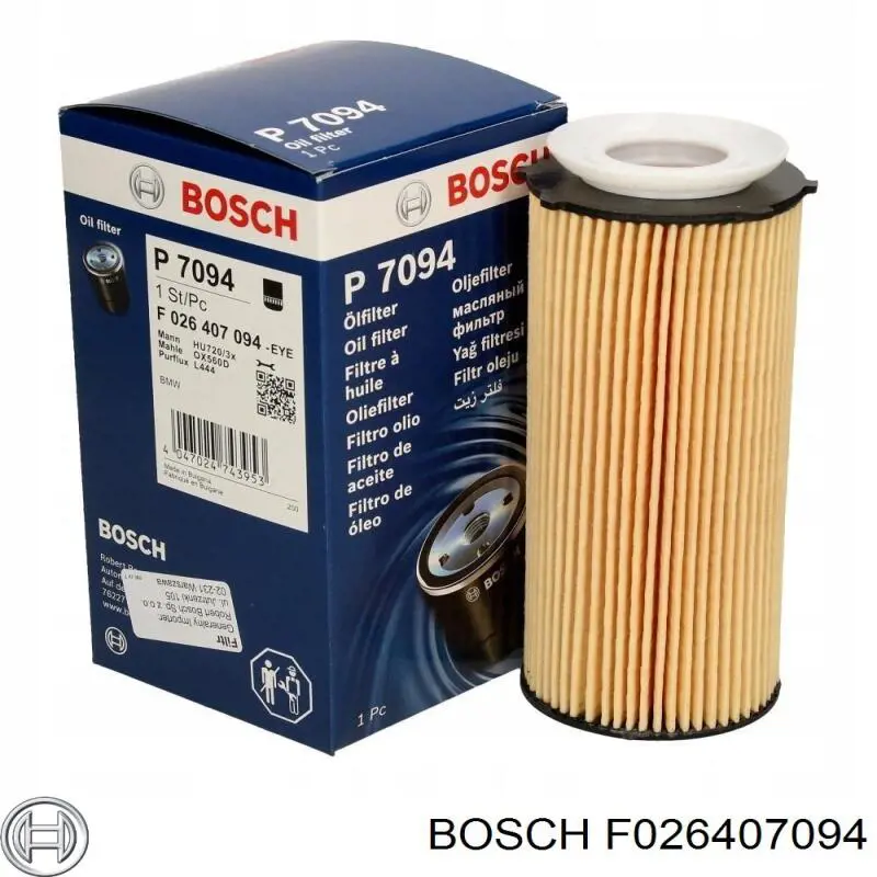F026407094 Bosch фільтр масляний