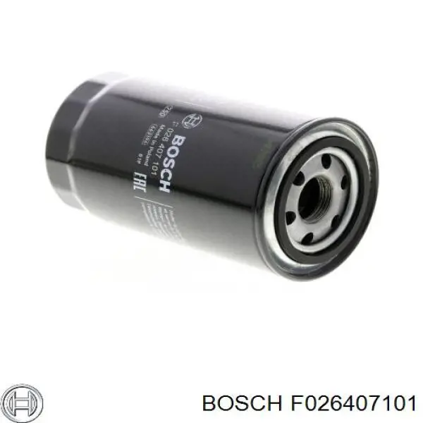 Масляний фільтр двигуна Bosch F026407101 ціна, від 15.35 USD