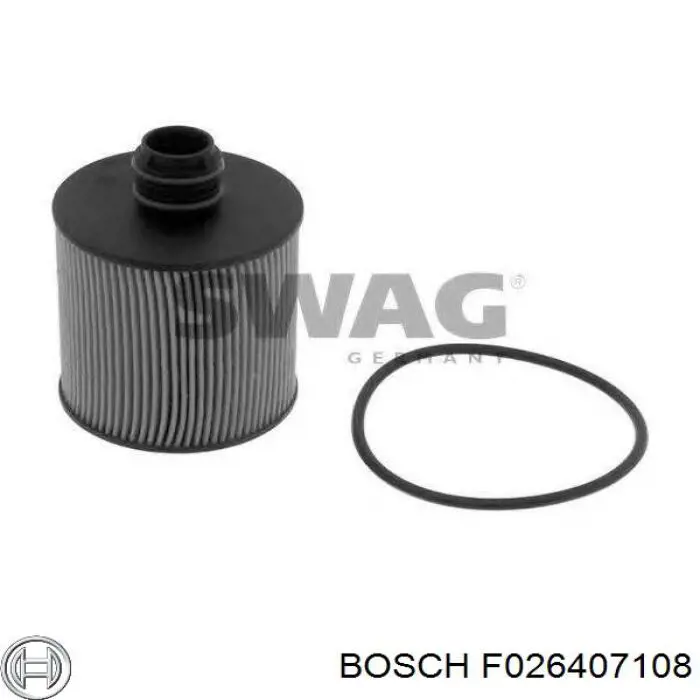 Фільтр масляний Bosch F026407108