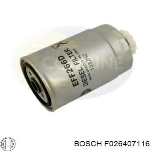 Купити F026407116 Bosch Фільтр очищення масла відцентровий