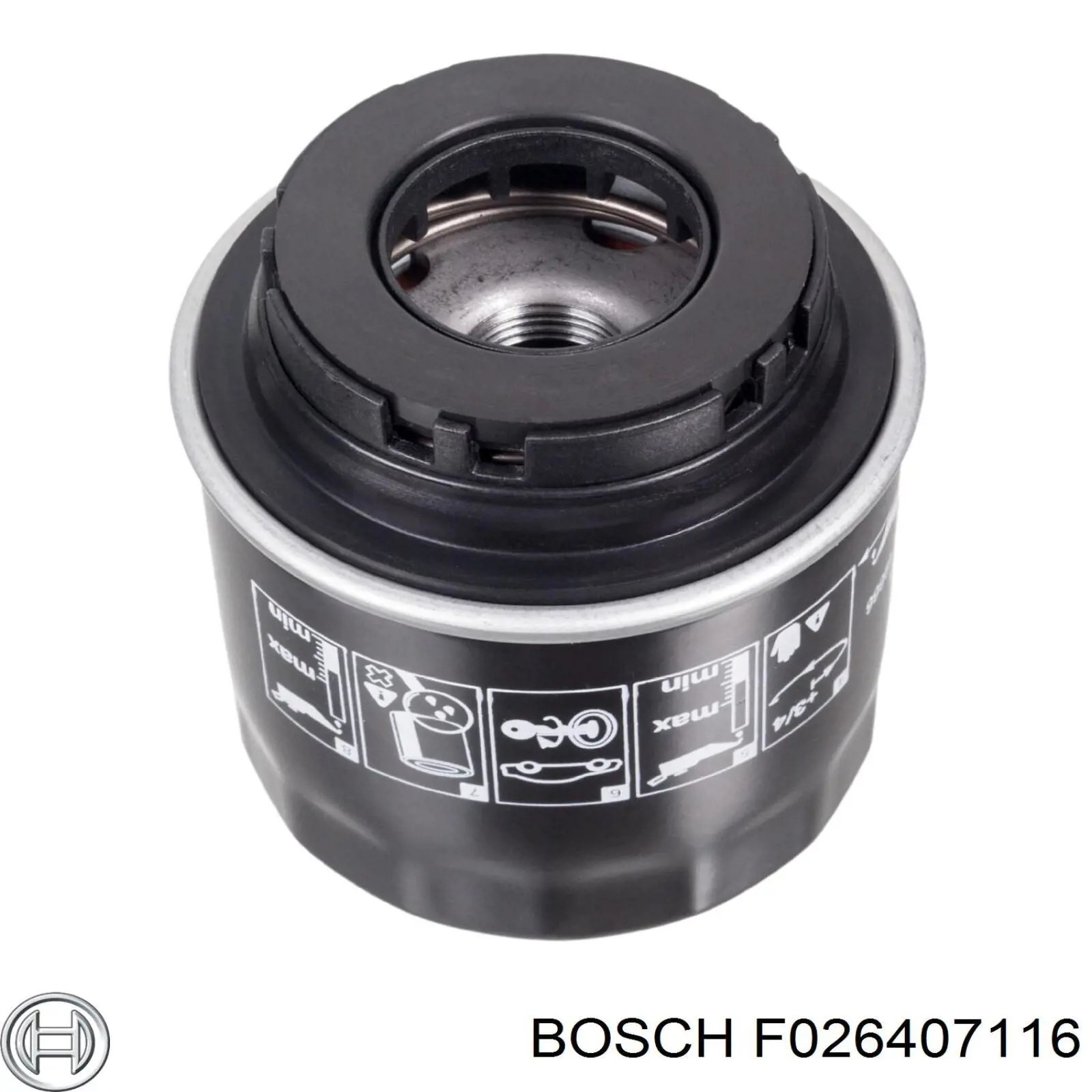 F026407116 Bosch фільтр масляний