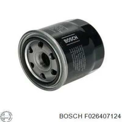 F026407124 Bosch фільтр масляний