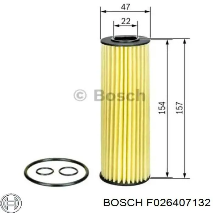 F026407132 Bosch Фільтр масла