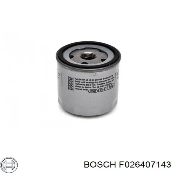 Купити F026407143 Bosch Фільтр очищення масла відцентровий