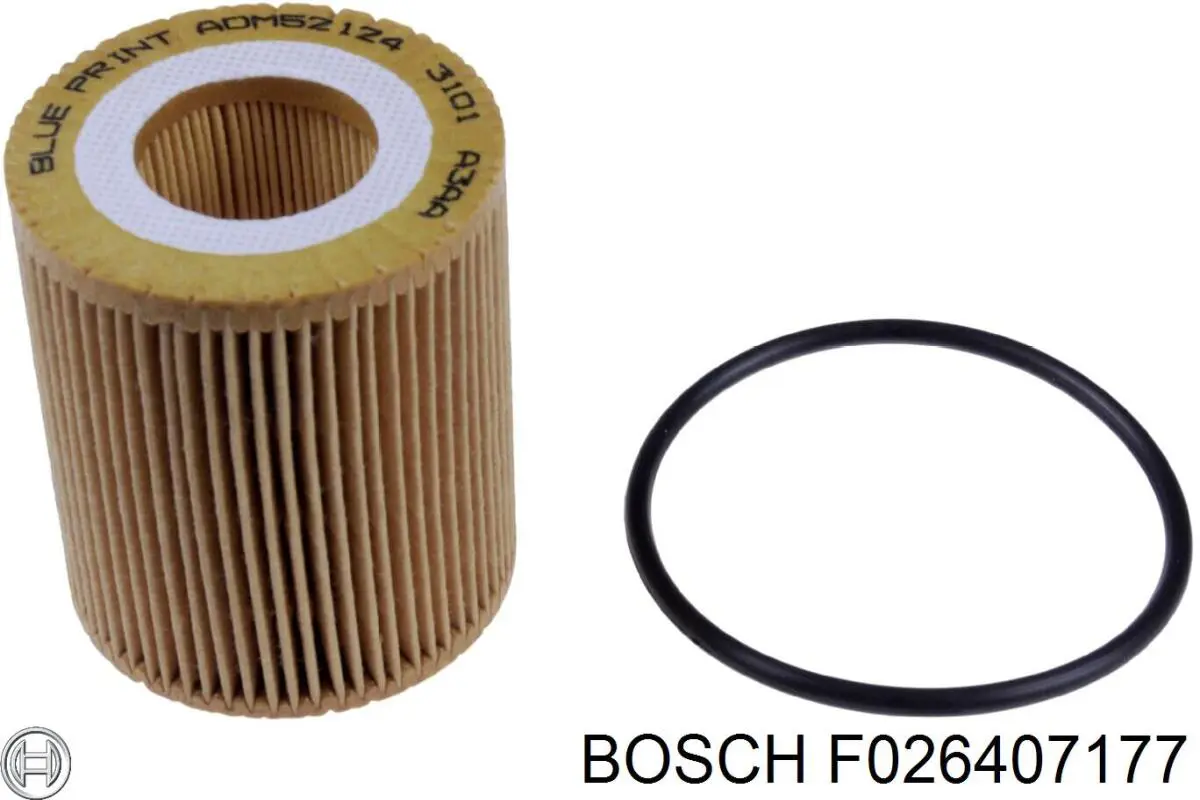 Масляний фільтр двигуна Bosch F026407177 ціна, від 7.97 USD