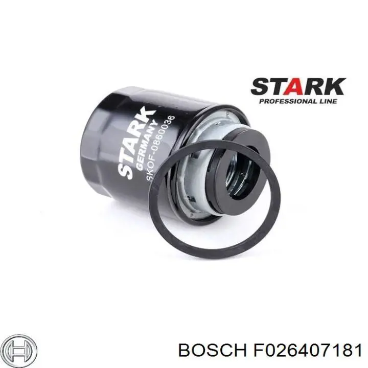 Фільтр масляний Bosch F026407181