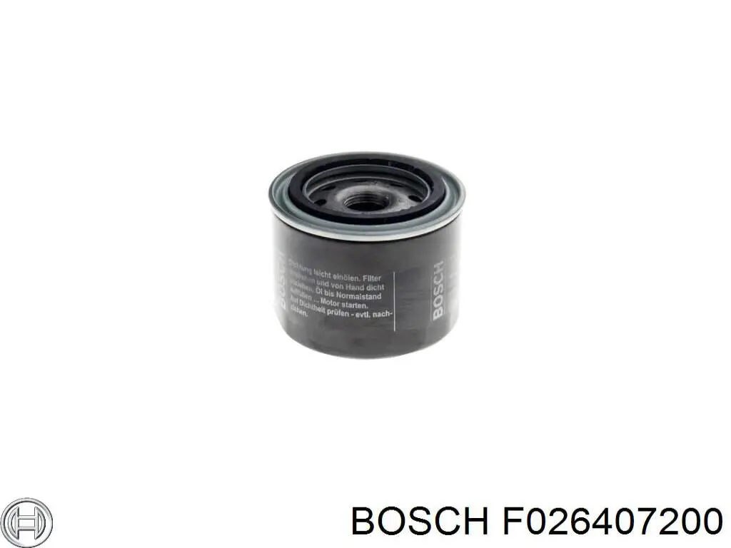 F026407200 Bosch фільтр масляний