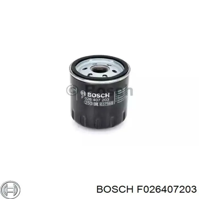 F026407203 Bosch фільтр масляний