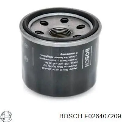 F026407209 Bosch Фільтр масла