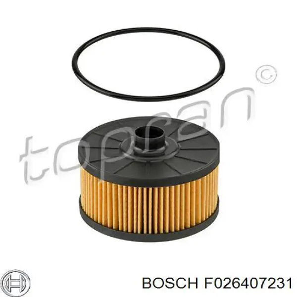 Масляний фільтр двигуна Bosch F026407231 ціна, від 6.69 USD