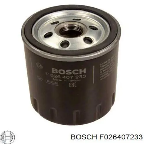 Масляний фільтр двигуна Bosch F026407233 ціна, від 7.53 USD