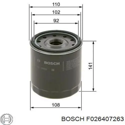 Фільтр масляний F026407263 Bosch