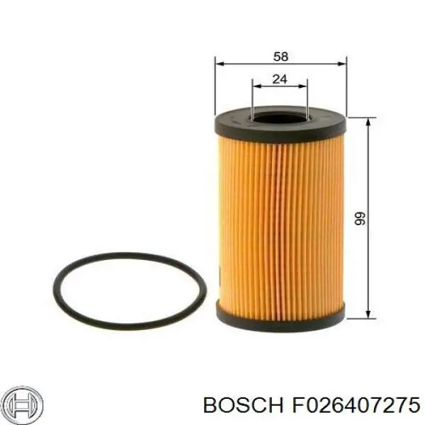 Фільтр масляний F026407275 Bosch