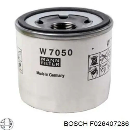 Масляний фільтр двигуна Bosch F026407286 ціна, від 43.11 USD