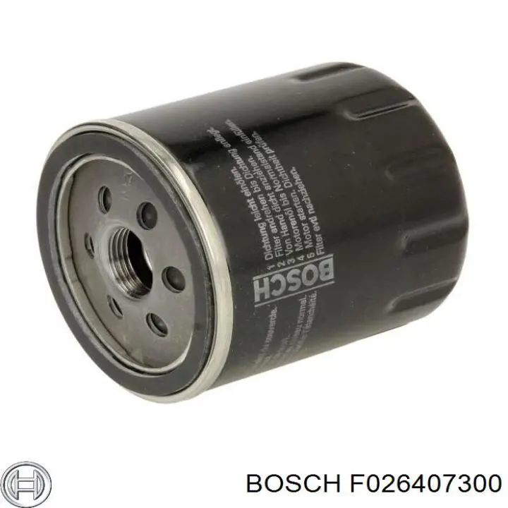 F026407300 Bosch фільтр масляний