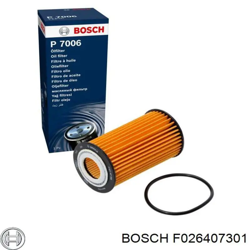 F026407301 Bosch Фільтр масла