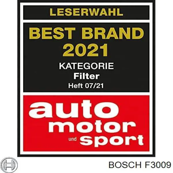 Купити F3009 Bosch Фільтр-відстійник палива грубої очистки