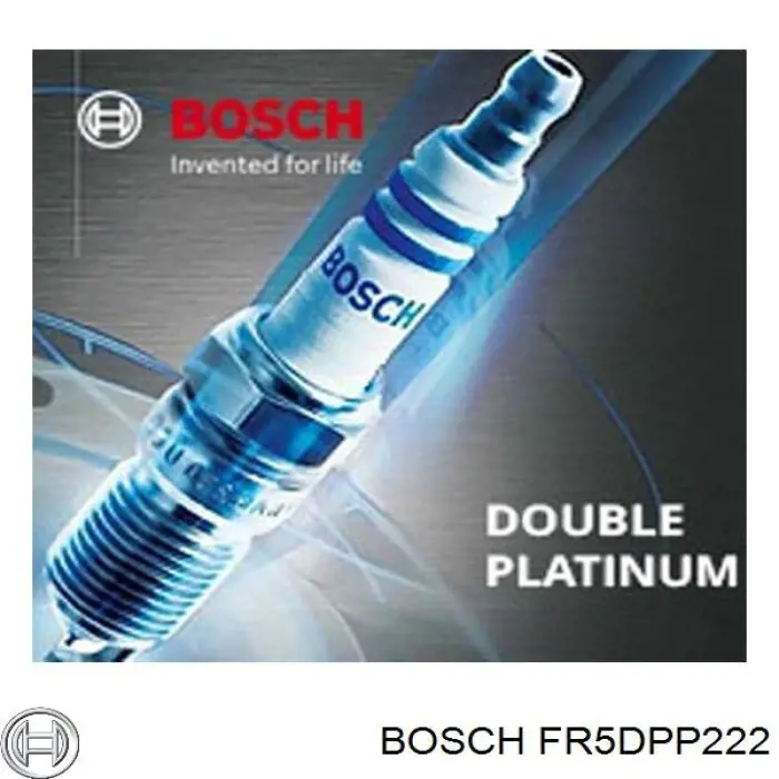 FR5DPP222 Bosch Свіча запалювання