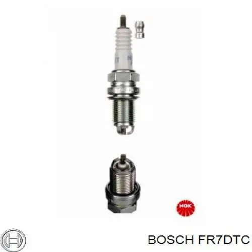 Свічки запалювання FR7DTC Bosch