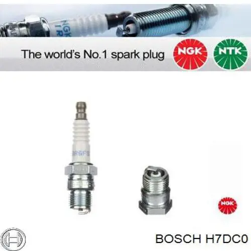 Свічки запалювання H7DC0 Bosch