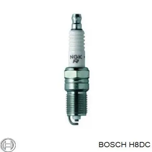 Свічки автомобільні Bosch H8DC ціна, від 2.82 USD