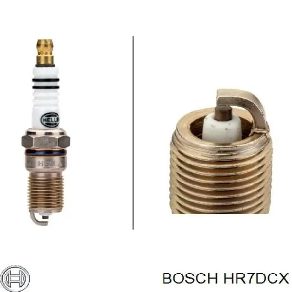 Свічки запалювання HR7DCX Bosch