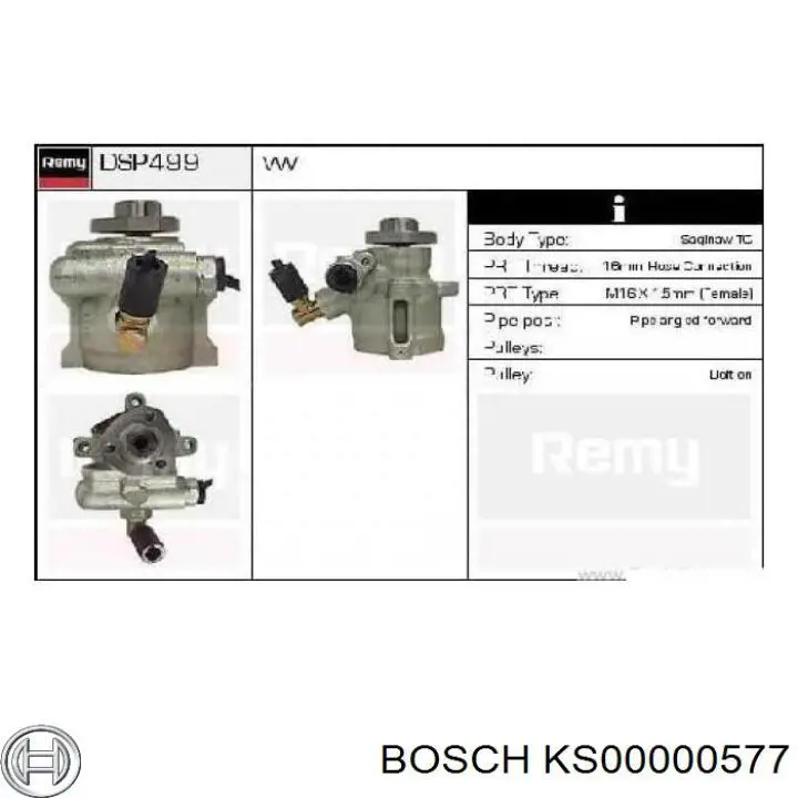 Купити KS00000577 Bosch Насос гідравліки