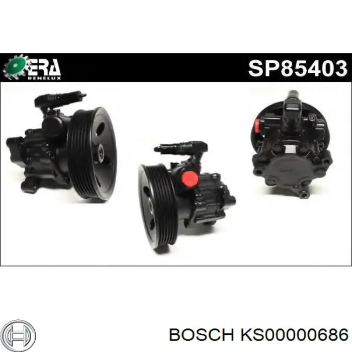 Насос гідропідсилювача керма Bosch KS00000686