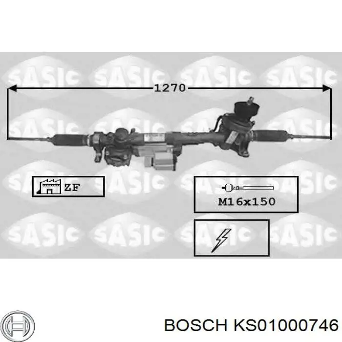 Кермова рейка Bosch KS01000746