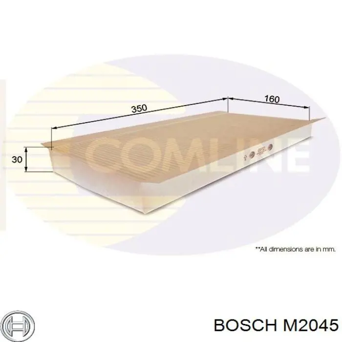 Купити M2045 Bosch Фільтр салону вугільний