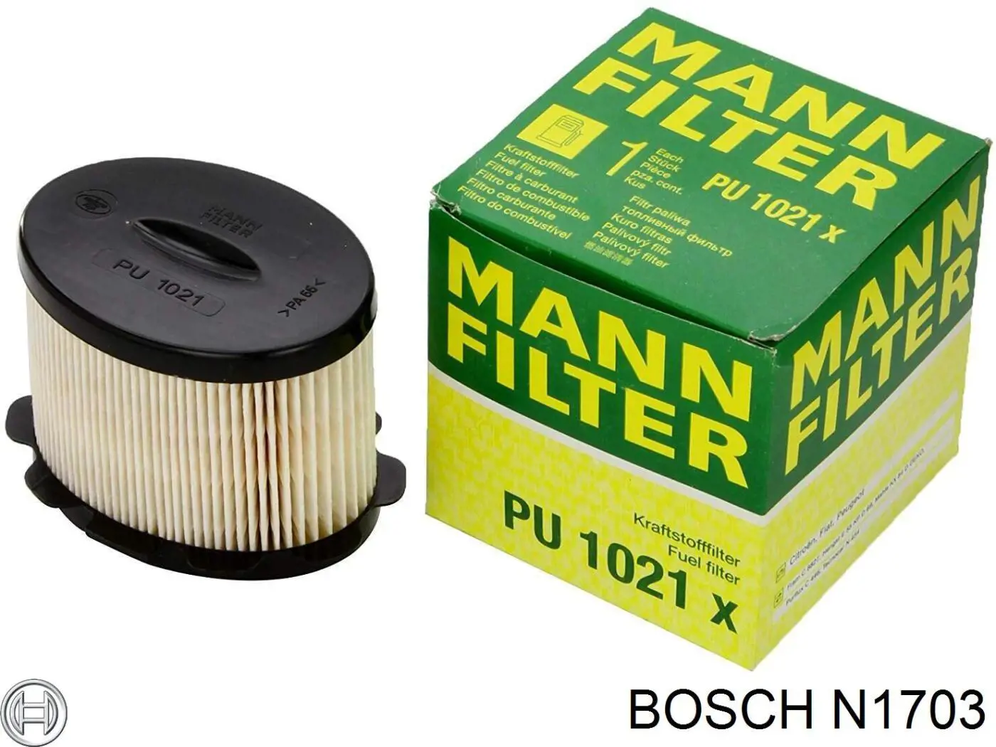 Фільтр тонкого очищення палива Bosch N1703 ціна, від 6.31 USD