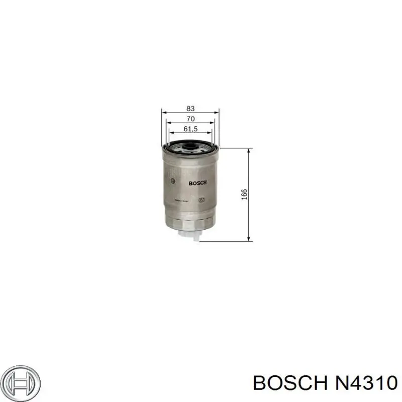 N4310 Bosch Фільтр палива