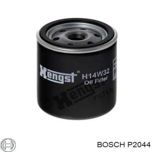 P2044 Bosch Фільтр масла