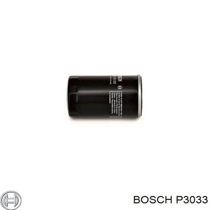 P3033 Bosch Фільтр масла