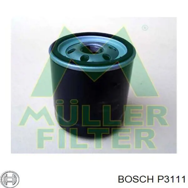 Масляний фільтр двигуна Bosch P3111 ціна, від 4.31 USD