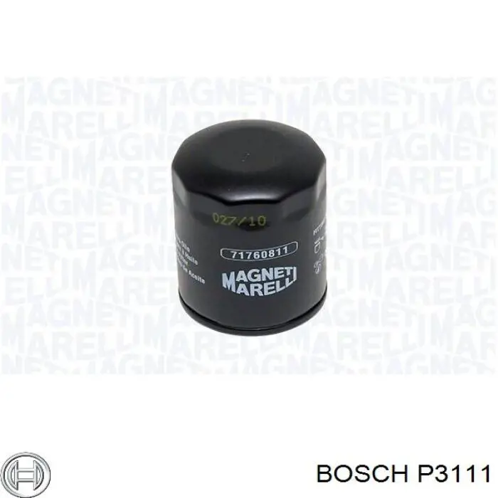 P3111 Bosch Фільтр масла