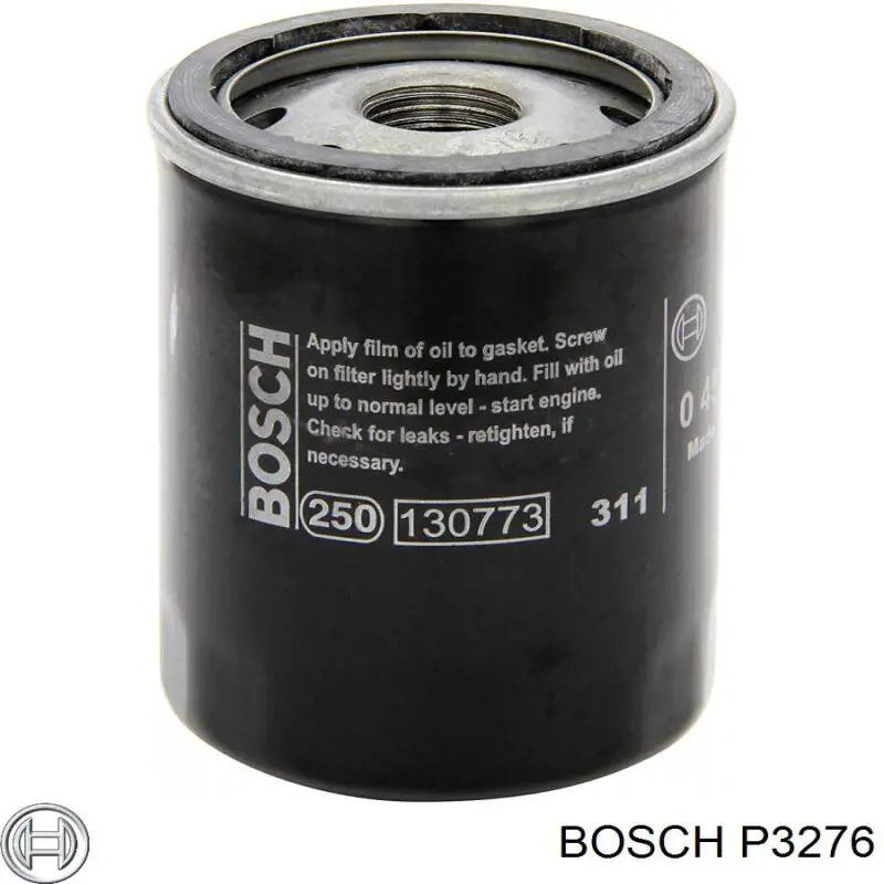 P3276 Bosch Фільтр масла
