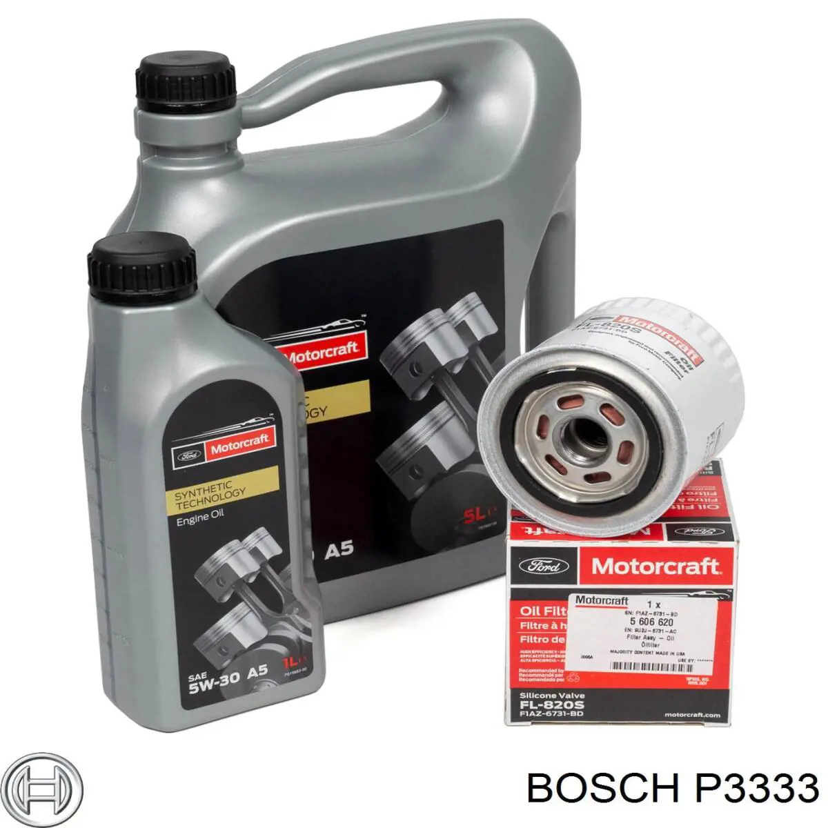 Масляний фільтр двигуна Bosch P3333 ціна, від 7.36 USD
