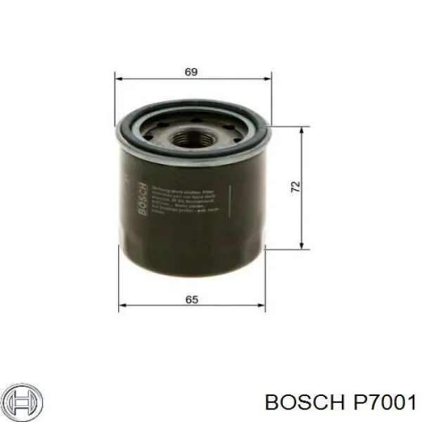 Купити P7001 Bosch Фільтр очищення масла відцентровий