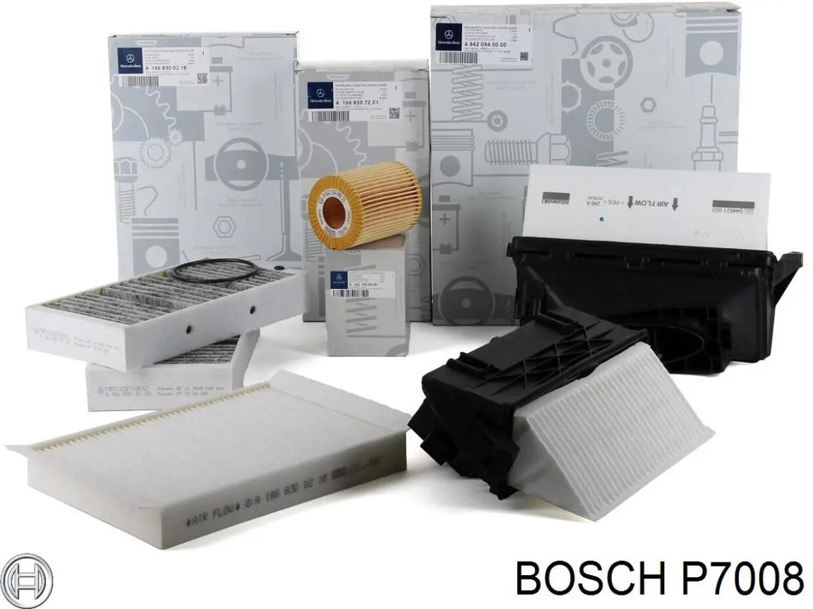 Масляний фільтр двигуна Bosch P7008 ціна, від 7.12 USD