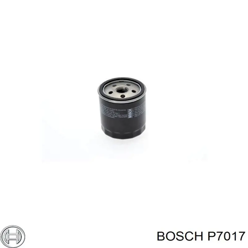 Масляний фільтр P7017 Bosch