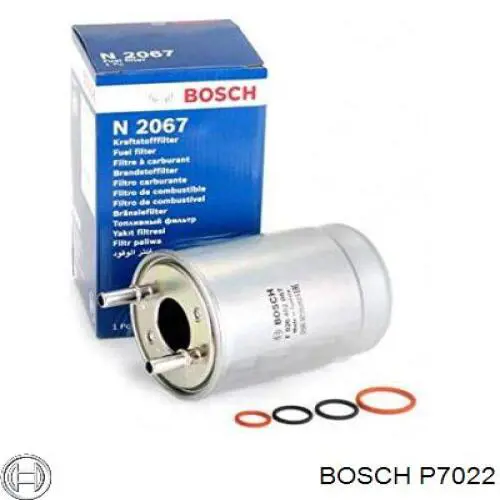 Масляний фільтр двигуна Bosch P7022 ціна, від 5.05 USD
