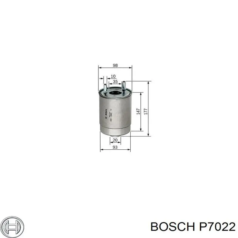 Купити P7022 Bosch Фільтр очищення масла відцентровий