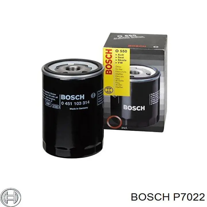 Фільтр масляний Bosch P7022