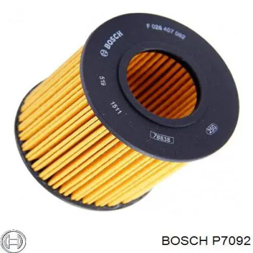 P7092 Bosch Фільтр масла